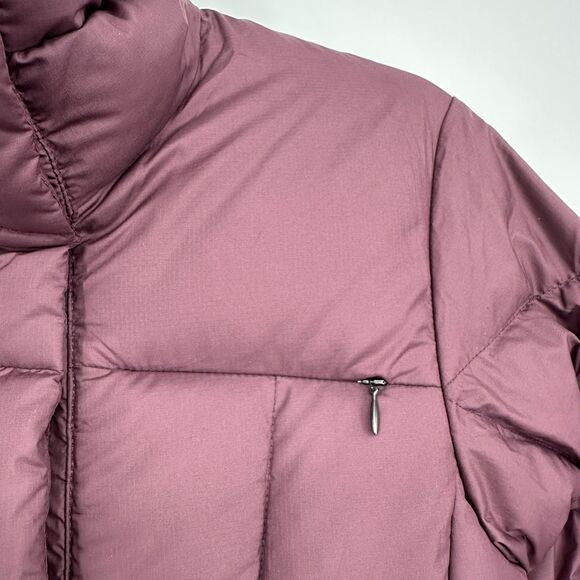 Nau Womens Quilted Down Puffer Jacket Size XS Purple Snap Lightweight Packable - Picture 5 of 10